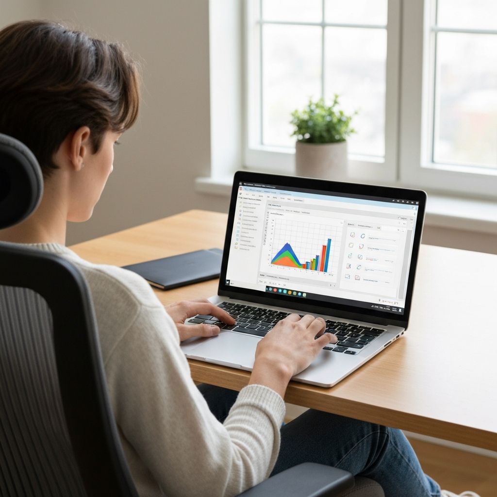 Estudiante realizando actividad autónoma